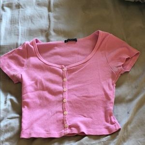 Pink Brandy Melville button down